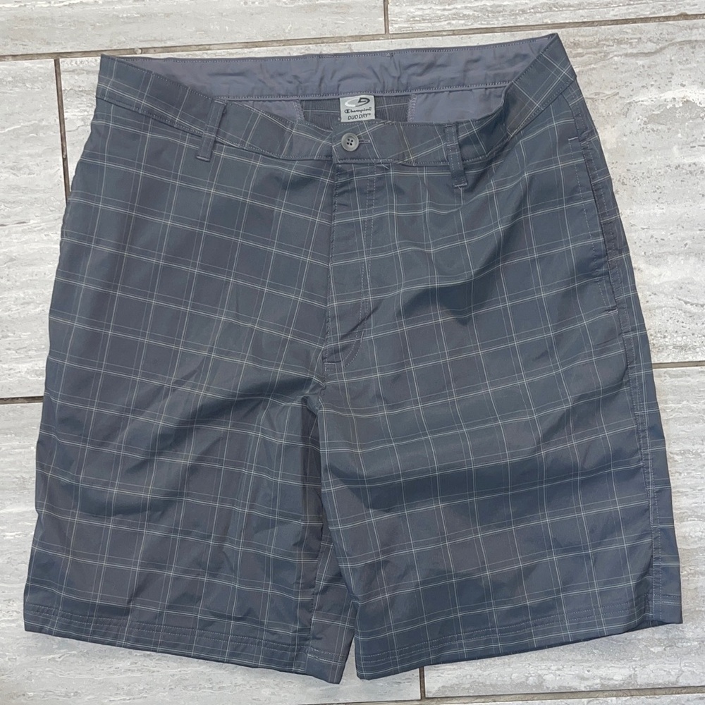Champion Duo Dry Gray Plaid Men's Shorts
